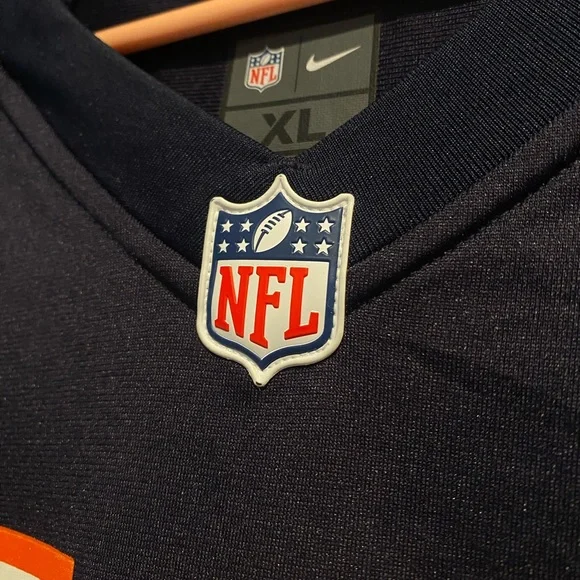 NFL Chicago Bears Mitchell Trubisky Nike Navy Player Game Jersey - Picture 3 of 5